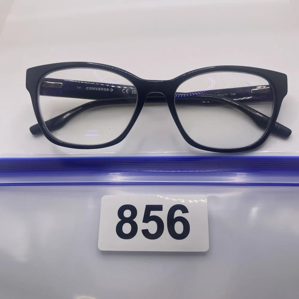 Converse Eyeglasses Women FRAME ONLY CV5064 Cat Eye 53-17-140 Black 856
